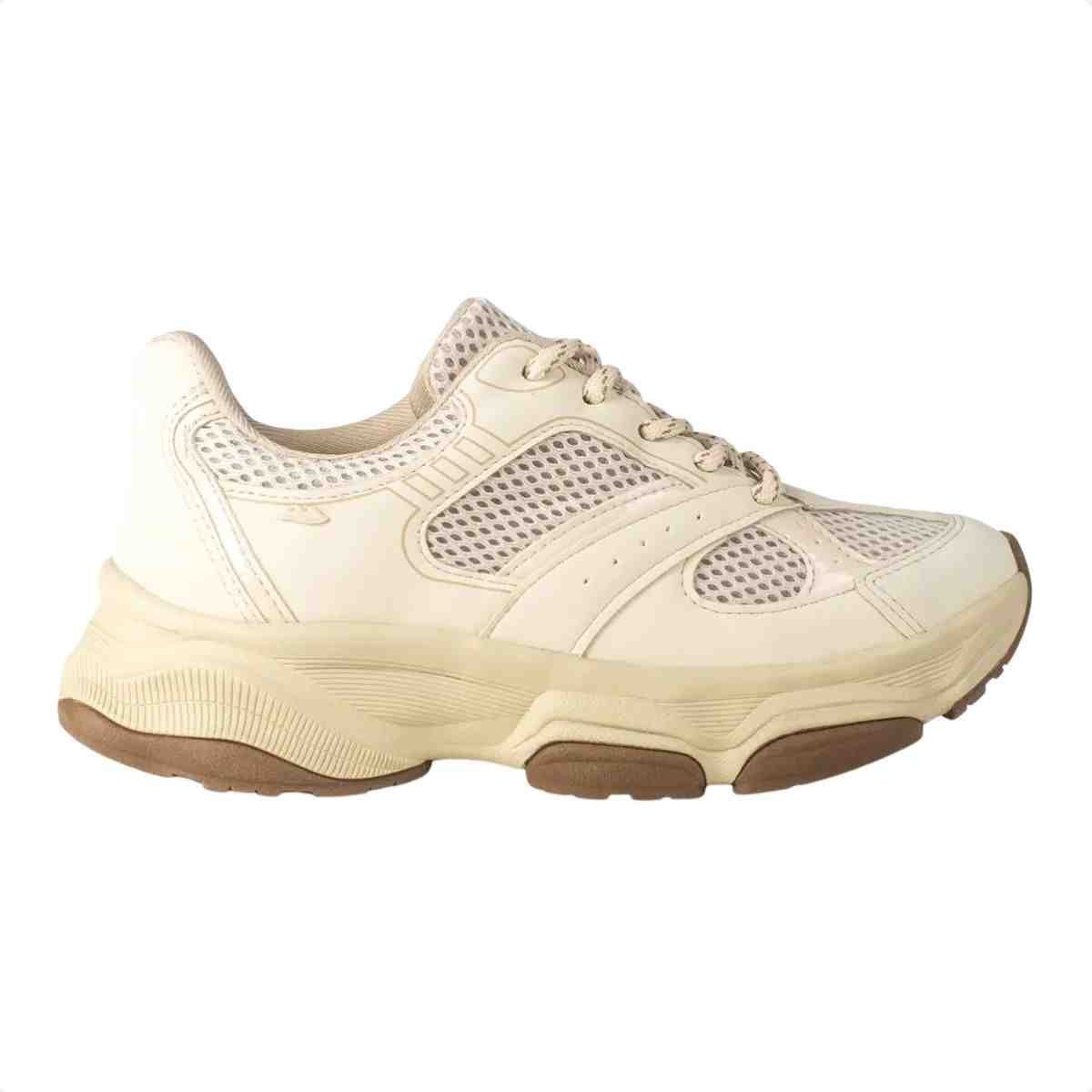 Tênis Dad Sneaker Feminino Dakota Bege