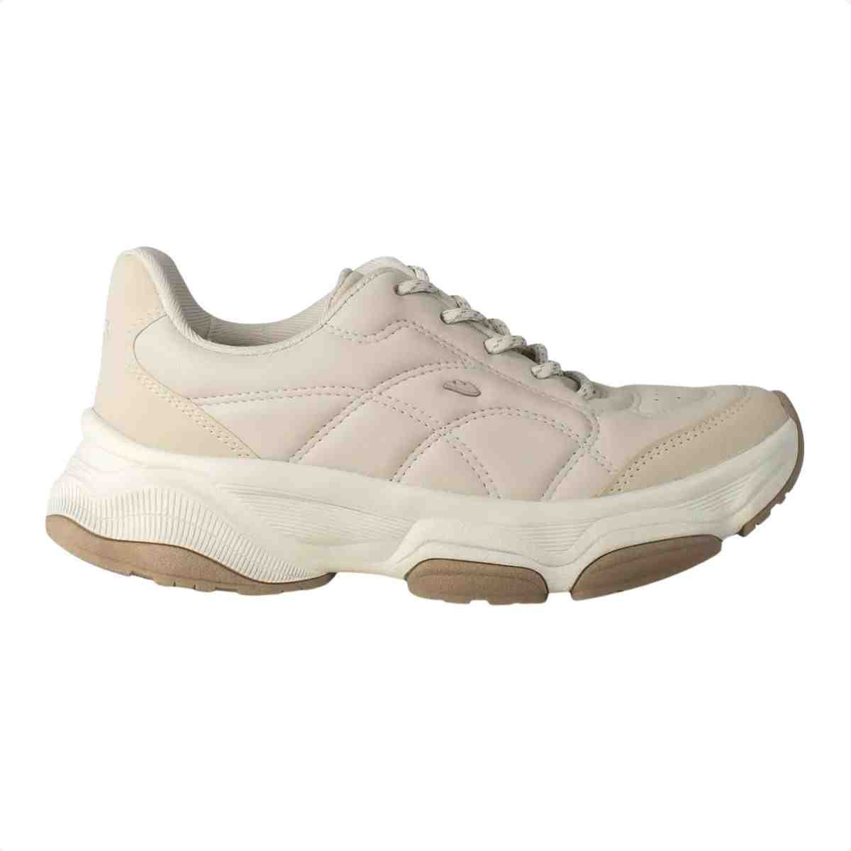 Tênis Sneaker Feminino Dakota Bege Bege 1