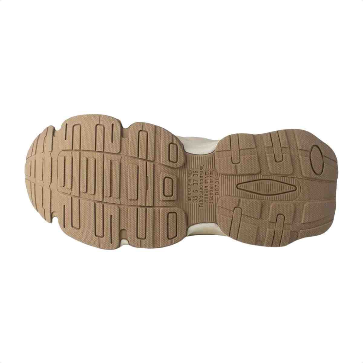 Tênis Sneaker Feminino Dakota Bege Bege 5