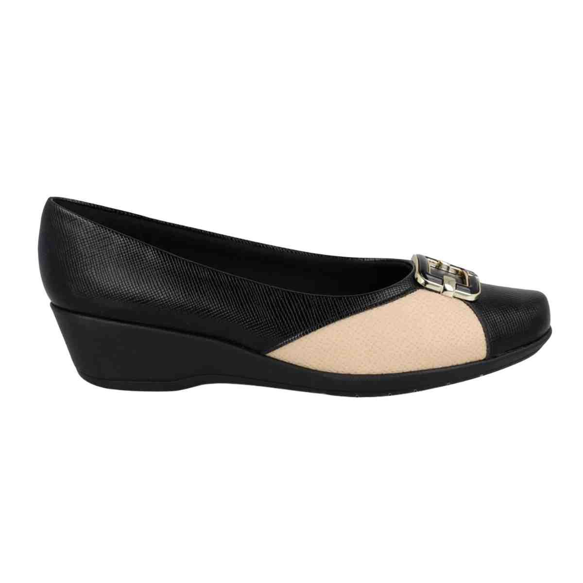 Sapato Feminino Anabela Piccadilly Ivone Preto