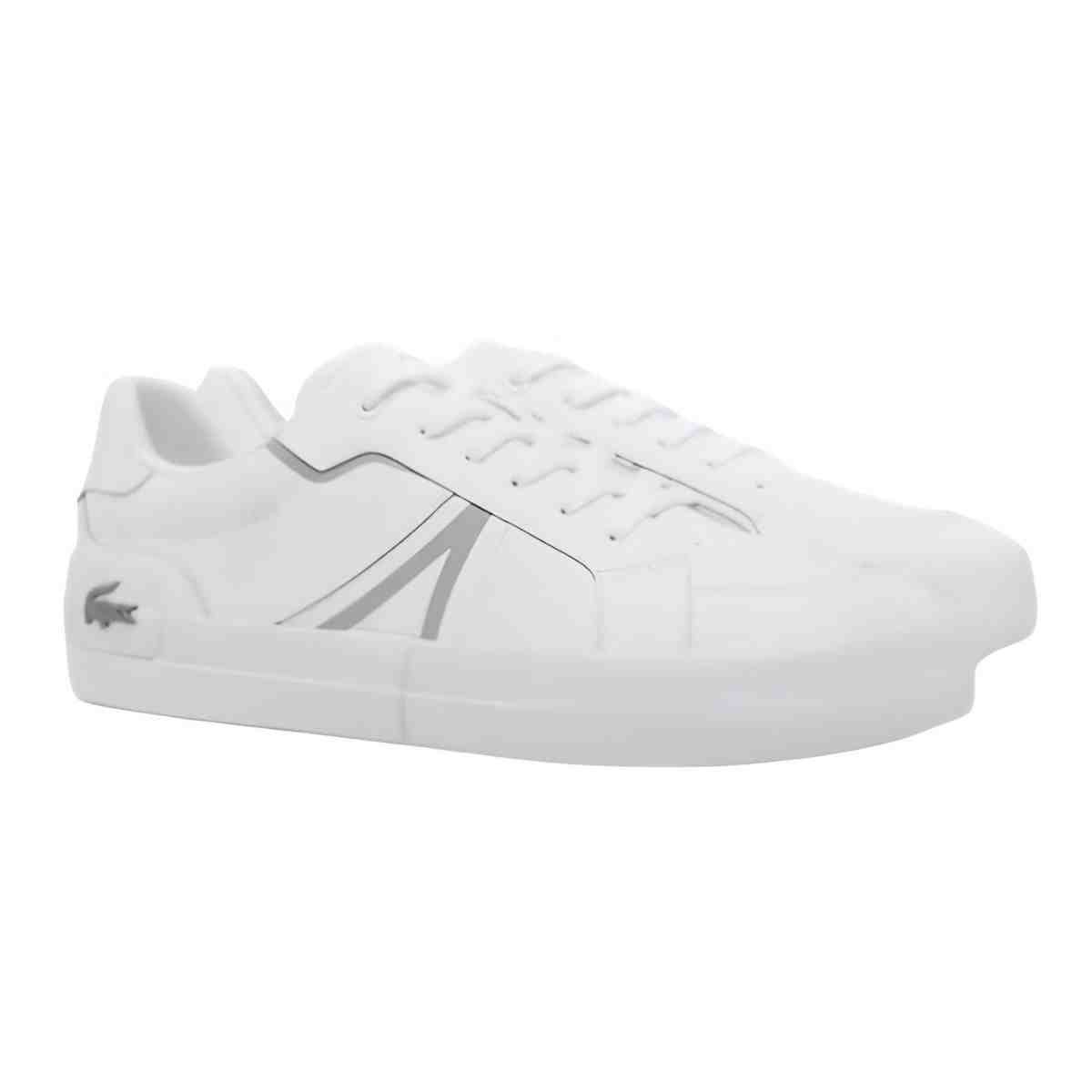 Sapatênis Masculino Lacoste L004 Branco Branco 2