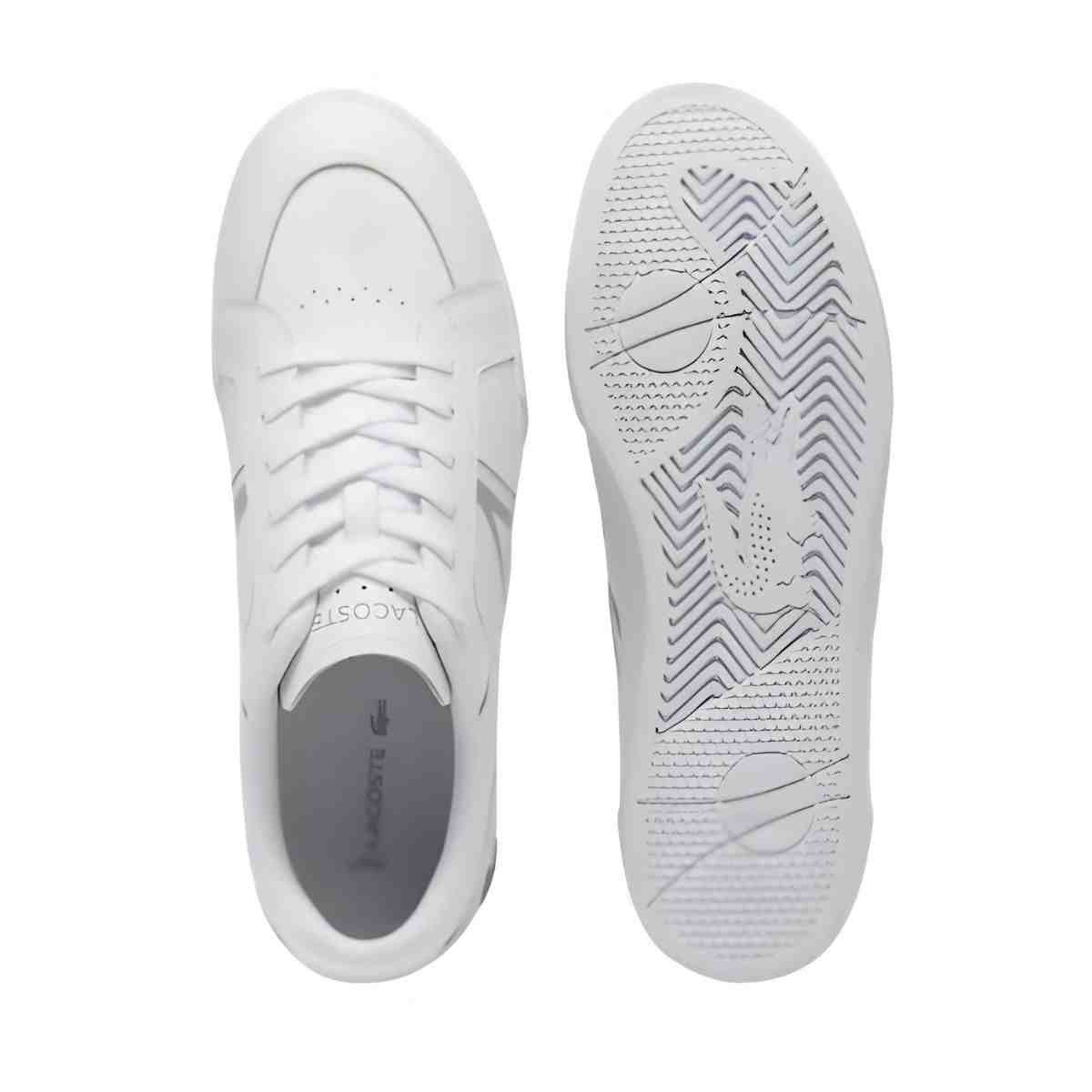Sapatênis Masculino Lacoste L004 Branco Branco 3