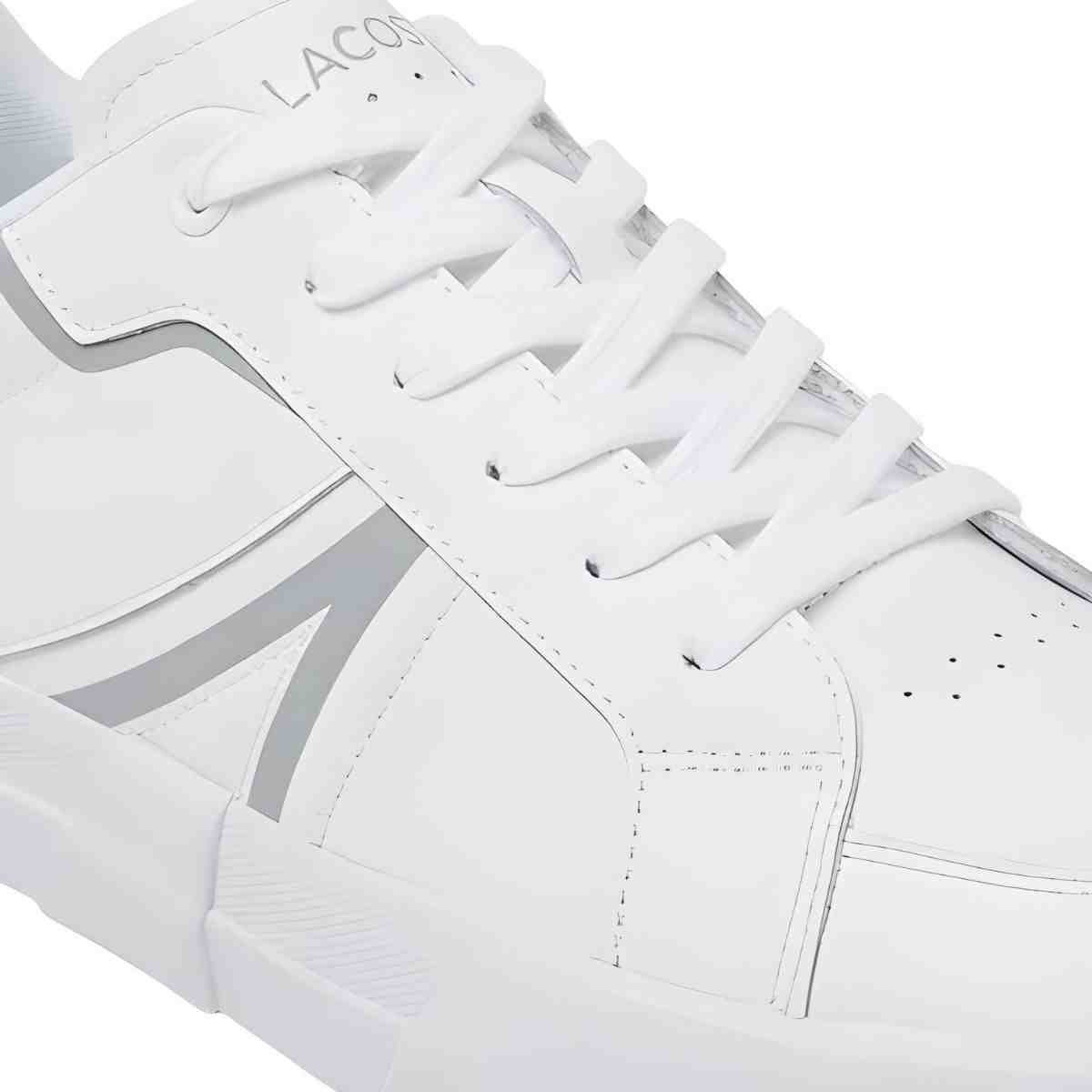 Sapatênis Masculino Lacoste L004 Branco Branco 4