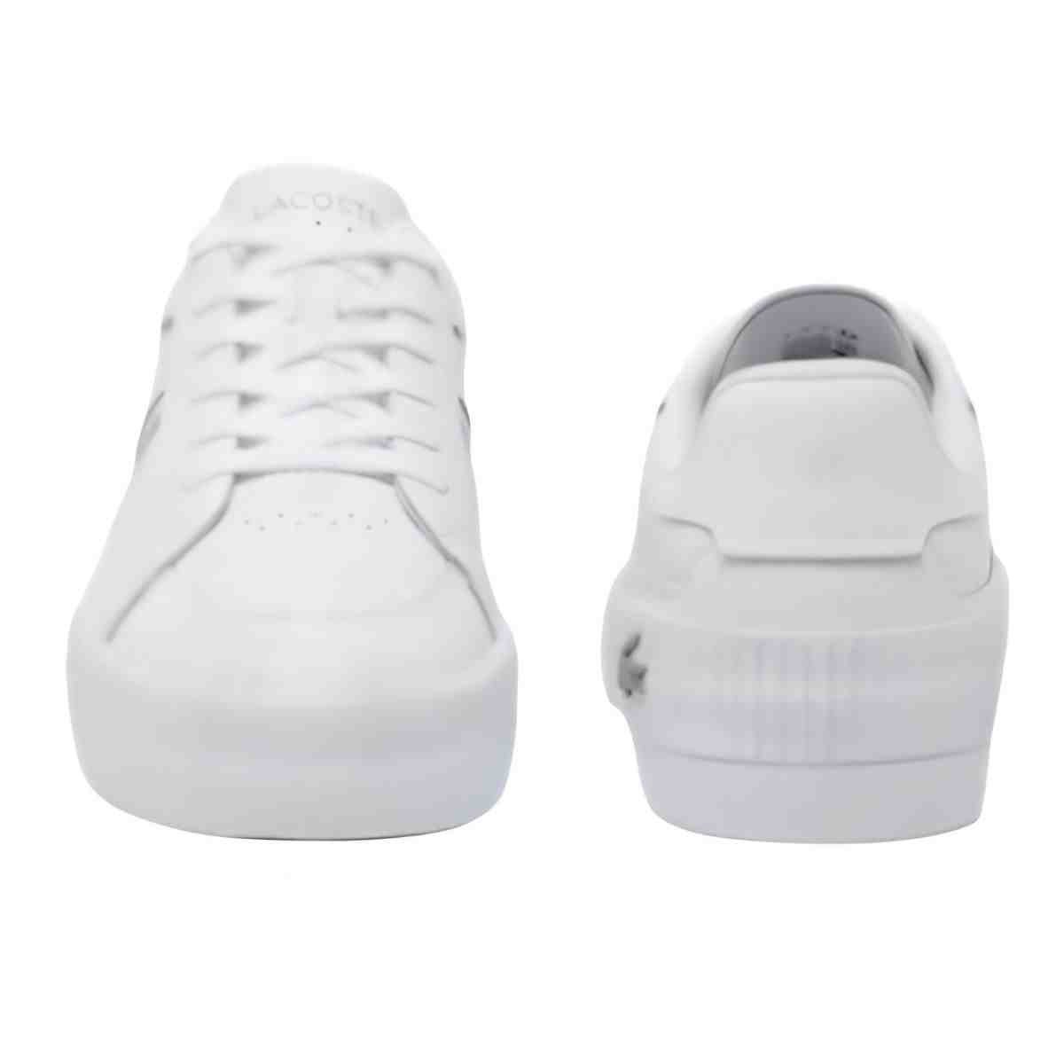 Sapatênis Masculino Lacoste L004 Branco Branco 7