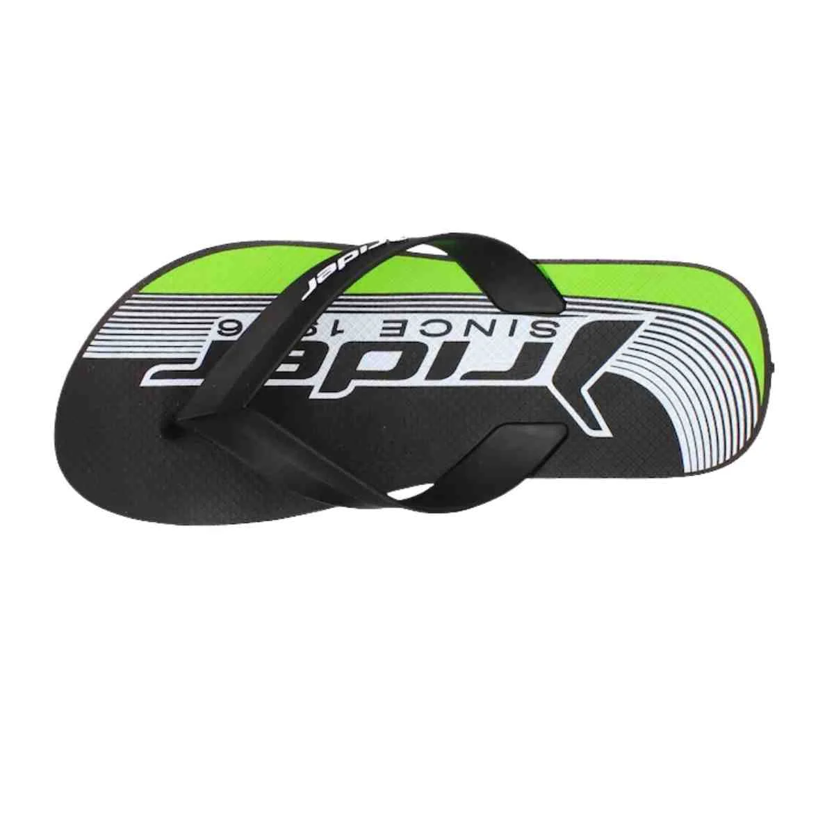 Chinelo Masculino Dedo Rider Feel Urban Preto E Verde Preto/Verde 5