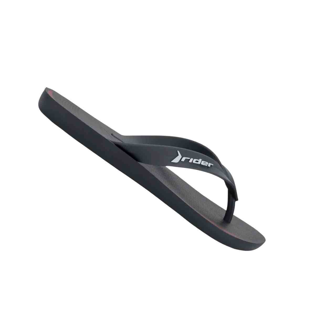 Chinelo Masculino Dedo Rider Feel Urban Cinza E Vermelho Cinza Escuro 7