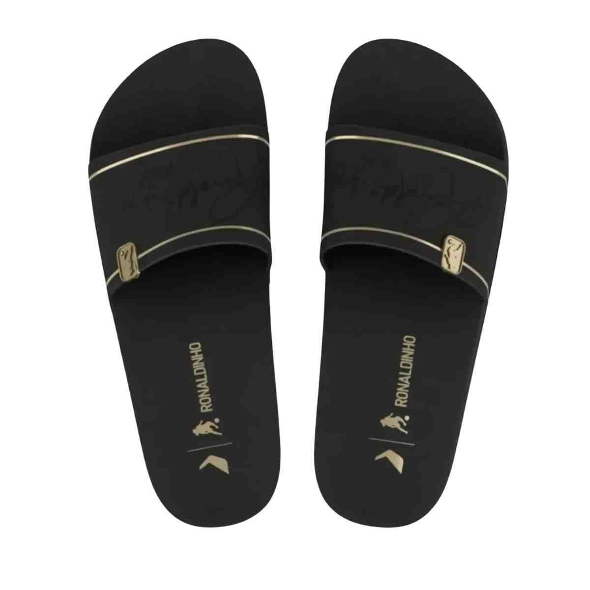 Chinelo Masculino Slide Rider R10 Preto Preto 3