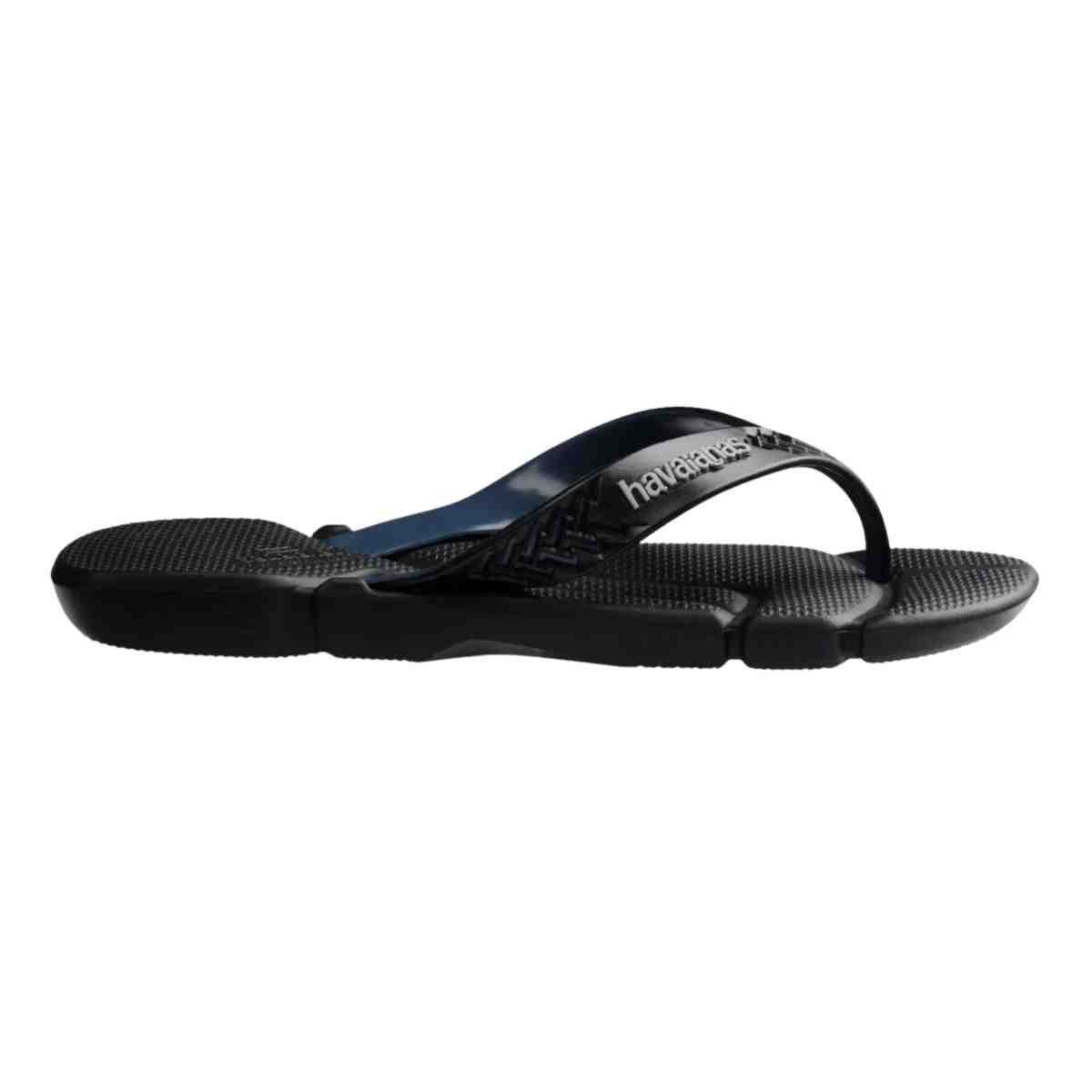 Chinelo Masculino Dedo Havaianas Power 2.0 Preto E Azul