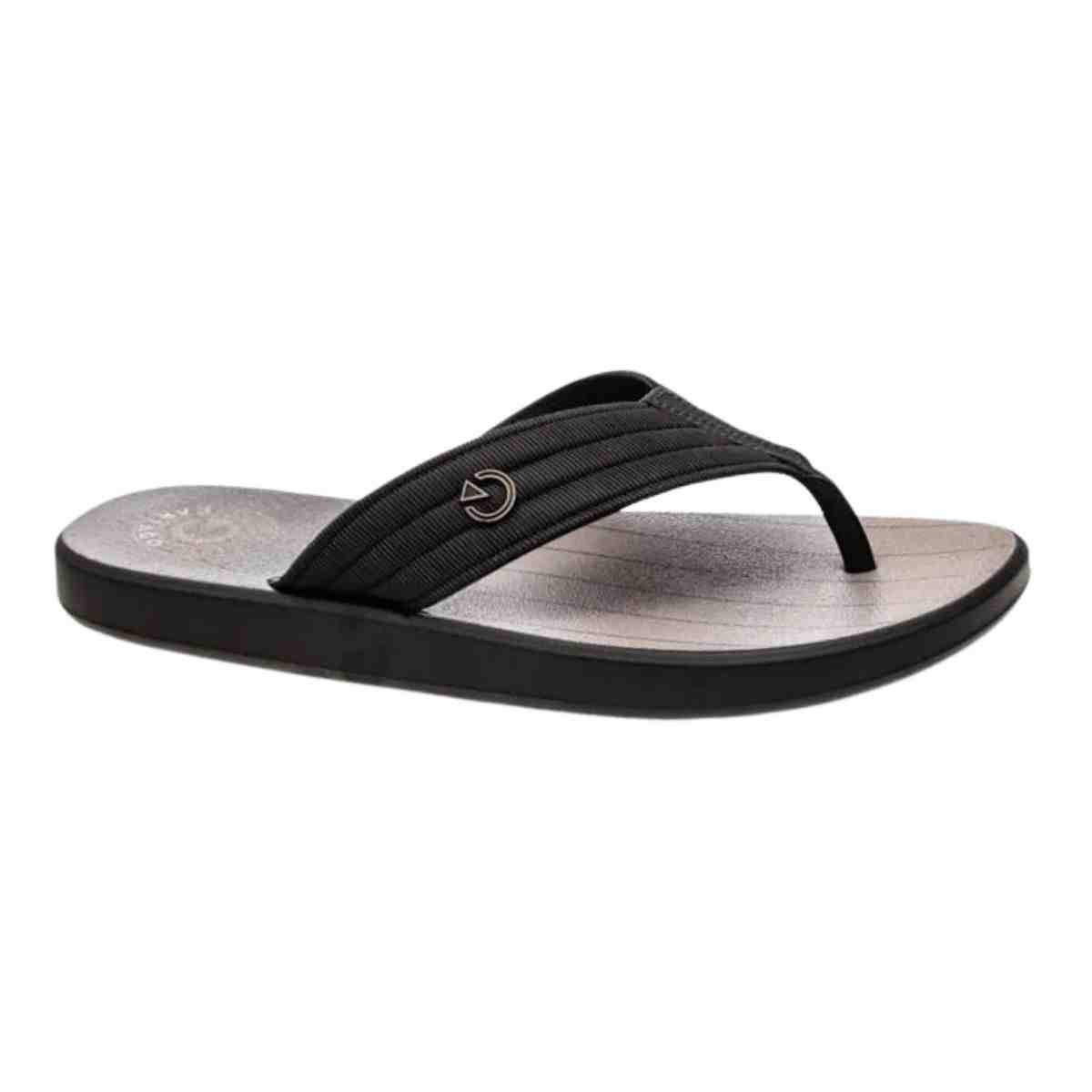 Chinelo Masculino Dedo Cartago Montreal Preto E Cinza