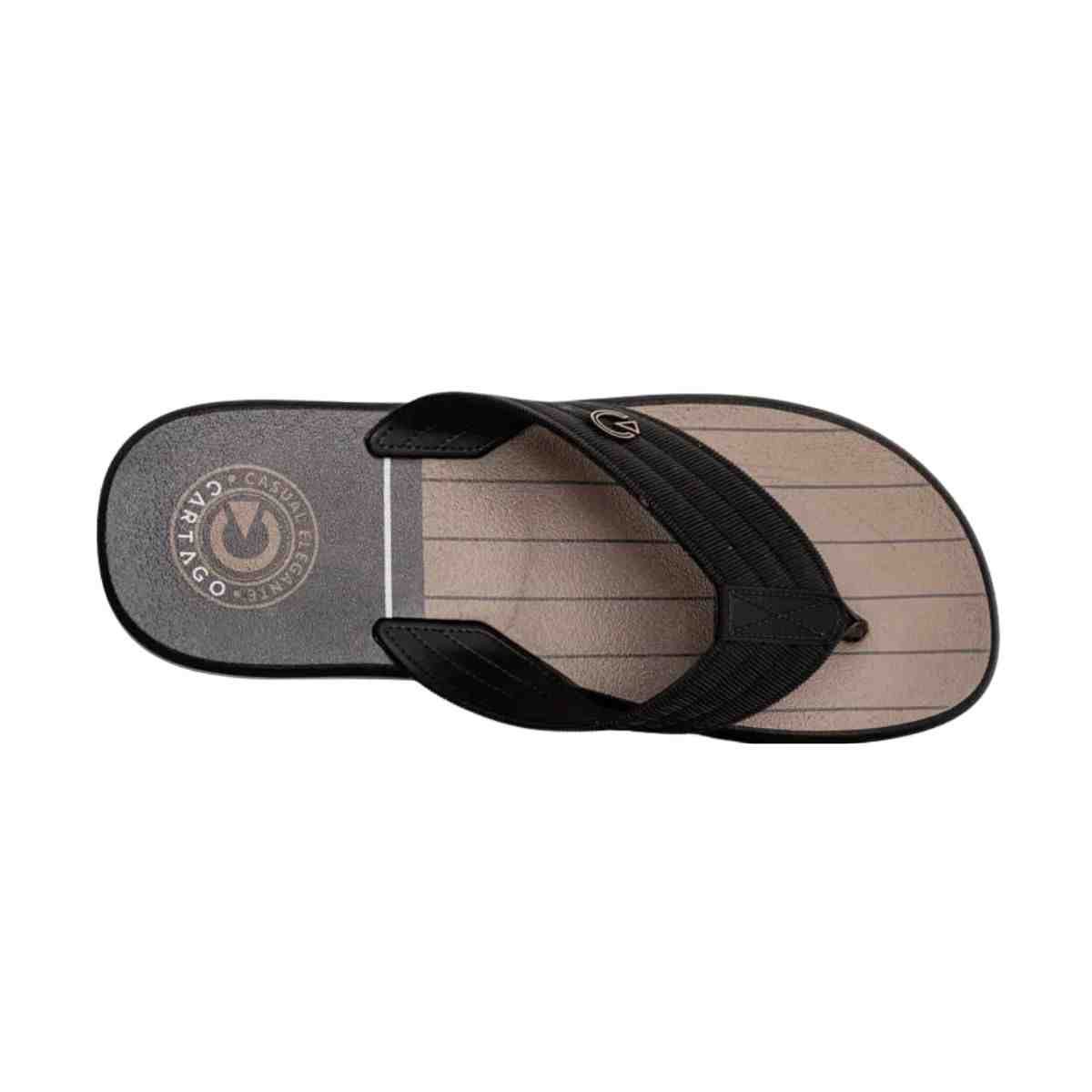 Chinelo Masculino Dedo Cartago Montreal Preto E Cinza Preto/Cinza 5