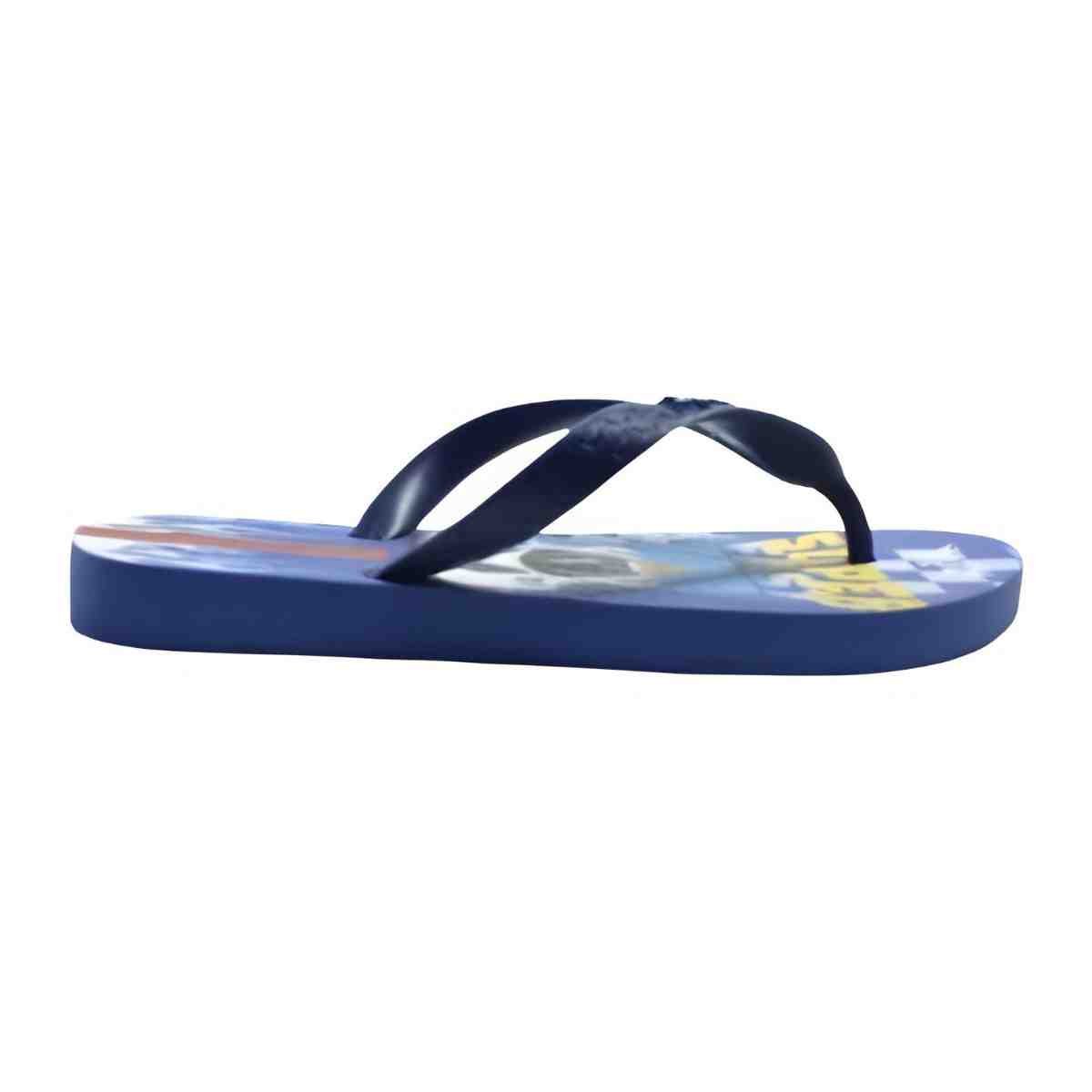 Chinelo Infantil Dedo Ipanema Hot Wheels Go Azul Escuro