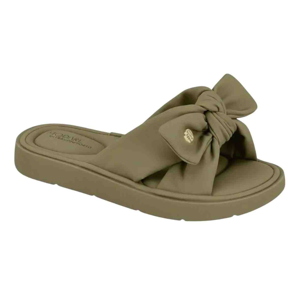 Tamanco Feminino Anabela Slide Modare Verde Verde 2