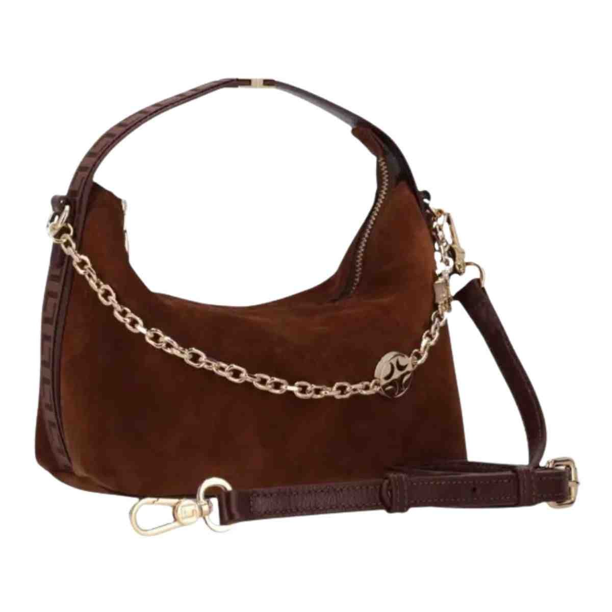 Bolsa Feminina Tiracolo Luz Da Lua Camurça Trufa Trufa 2