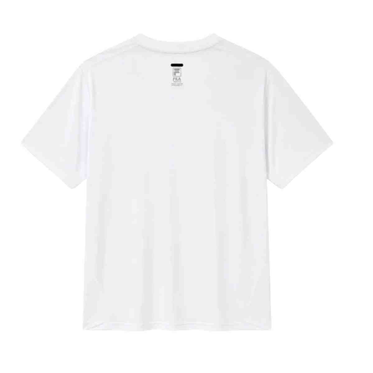 Camiseta Masculina Fila Graphic Core Run Branca Branco 4