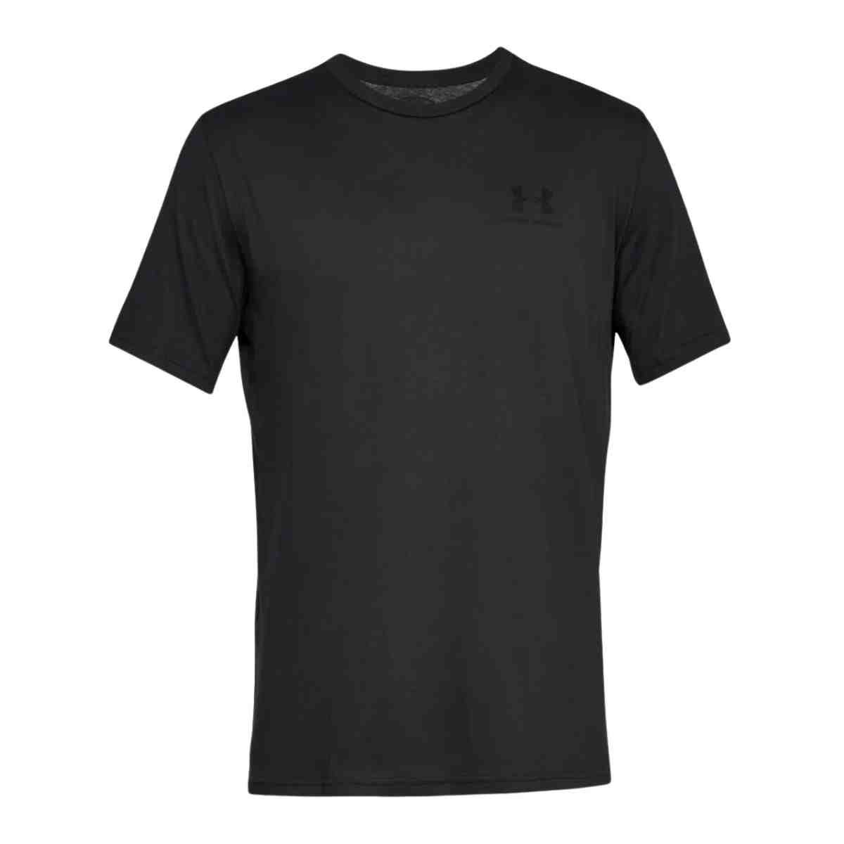 Camiseta Masculina Under Armour Sportstyle Left Chest Preta Preto 4