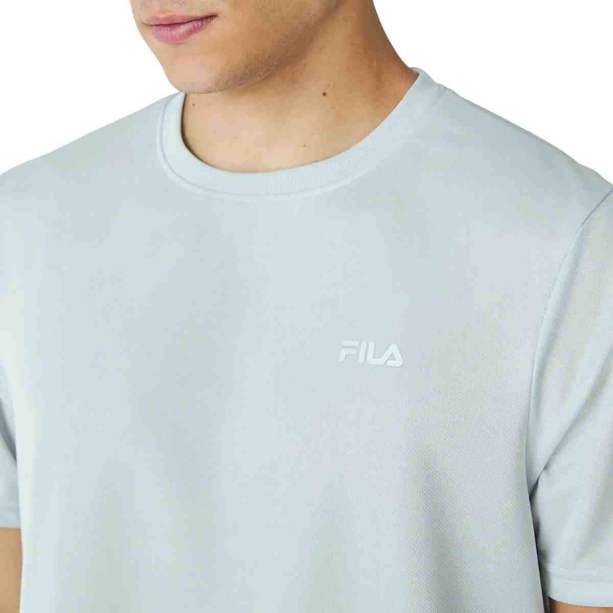 Camiseta Masculina Fila Sports Light Cinza Cinza 3