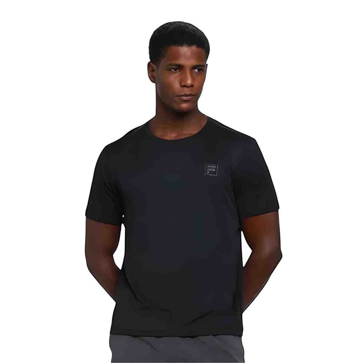 Camiseta Masculina Fila Reflective Core Run Preta