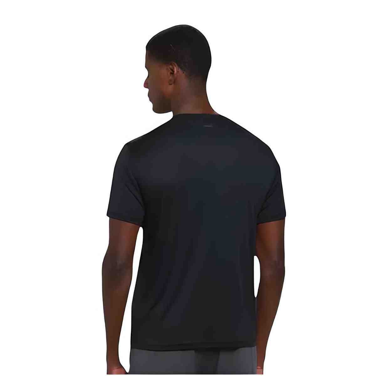 Camiseta Masculina Fila Reflective Core Run Preta Preto 2