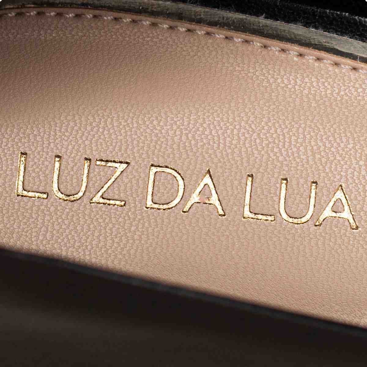 Sapato Salto Médio Fino Feminino Luz Da Lua Preto Preto 6