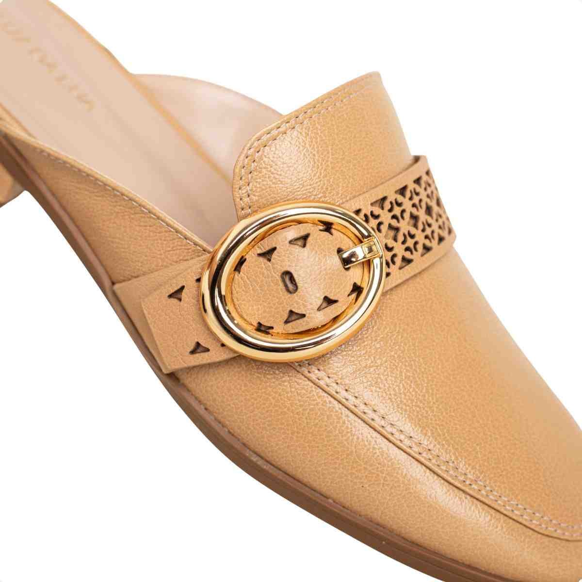 Sapato Mule Mocassim Feminino Luz Da Lua Atacama Butter 3