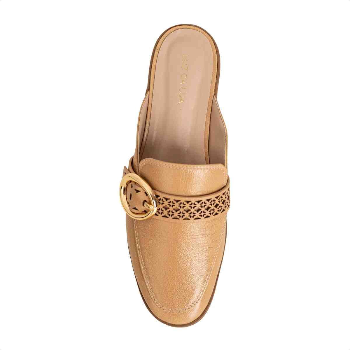 Sapato Mule Mocassim Feminino Luz Da Lua Atacama Butter 6