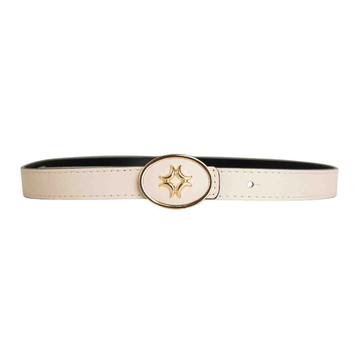Cinto Feminino Luz Da Lua Panna E Preto Panna 4