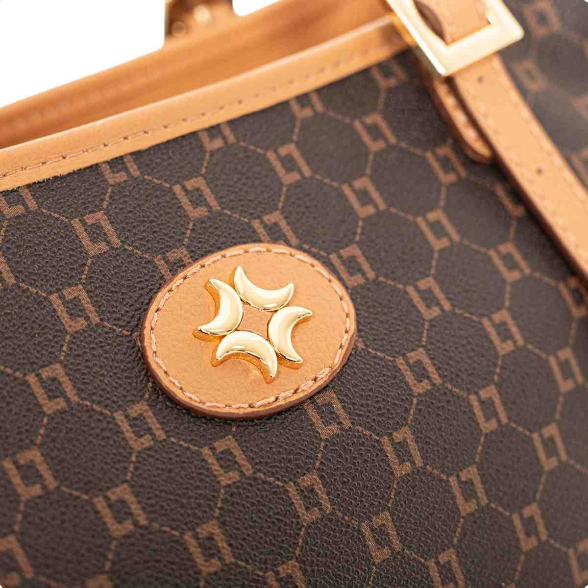 Bolsa Transversal Feminino Luz Da Lua Mocca Marrom 3