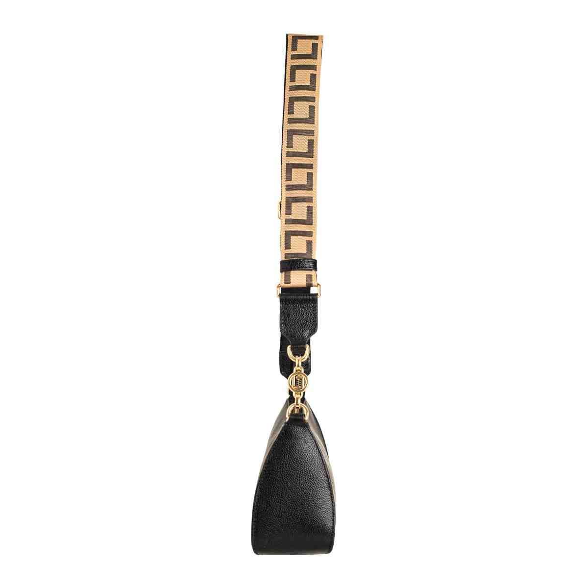 Bolsa Tiracolo Feminino Luz Da Lua Preto Preto 4