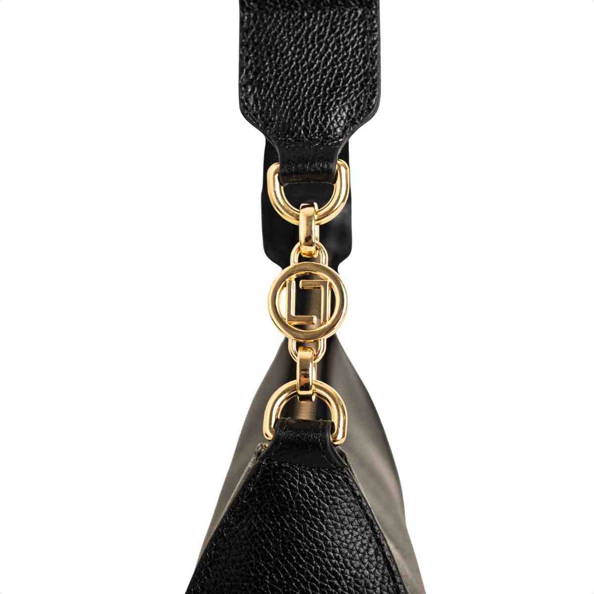Bolsa Tiracolo Feminino Luz Da Lua Preto Preto 6