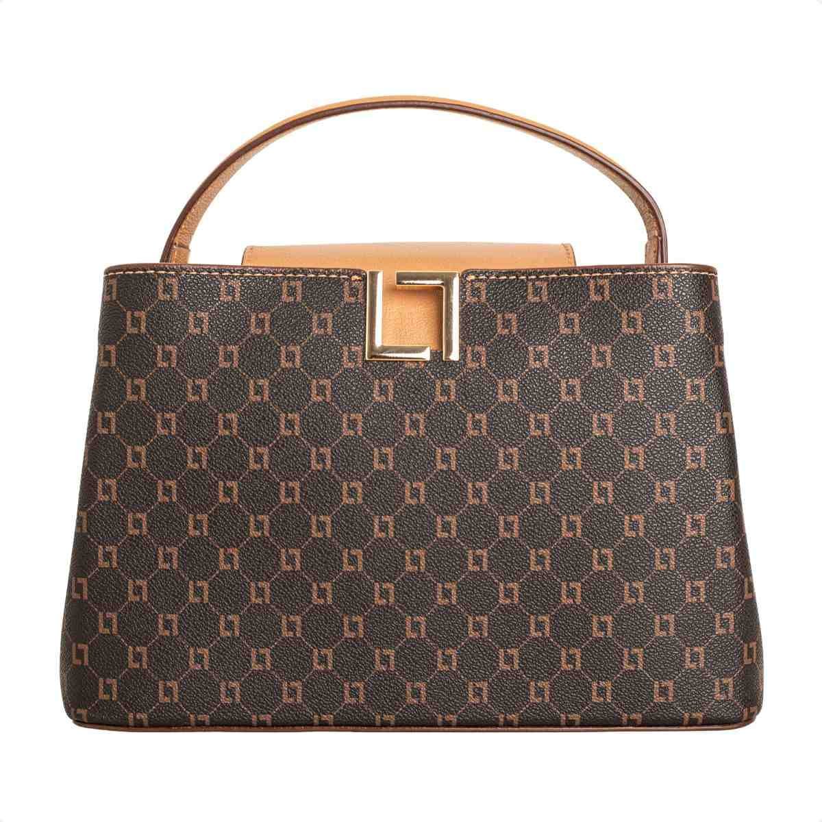 Bolsa Anise Triple Comp Satchel Preto Preto