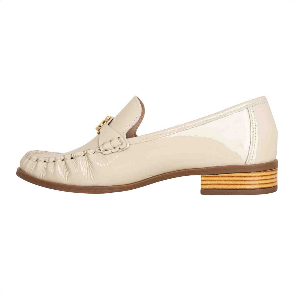 Sapato Mocassim Feminino Luz Da Lua Panna Panna 5
