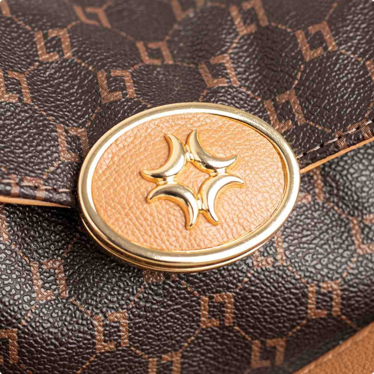 Bolsa Tiracolo Feminino Tiracolo Luz Da Lua Mocca Mocca 3