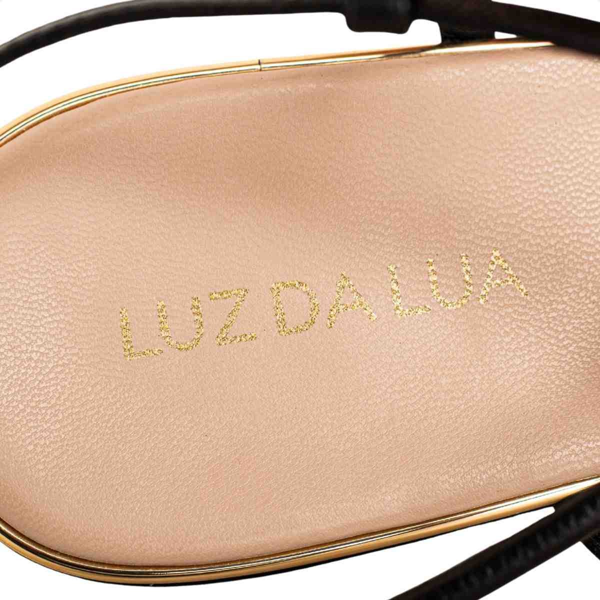 Sandalia Rasteira Feminino Luz Da Lua Preto Preto 7