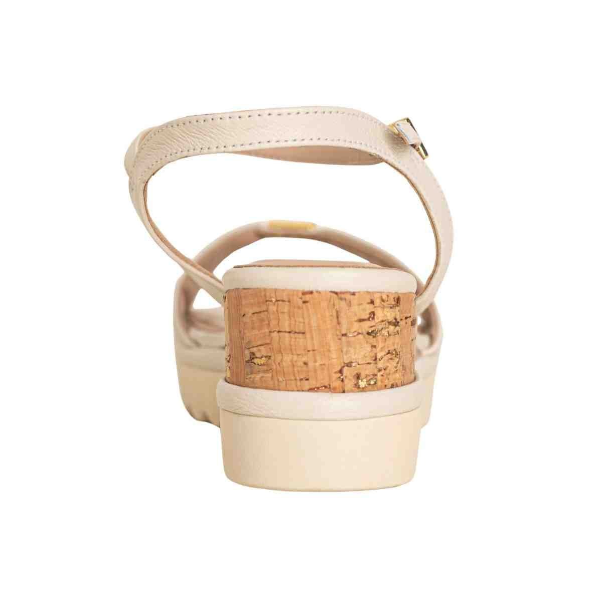 Sandalia Anabela Feminino Luz Da Lua Panna Panna 4