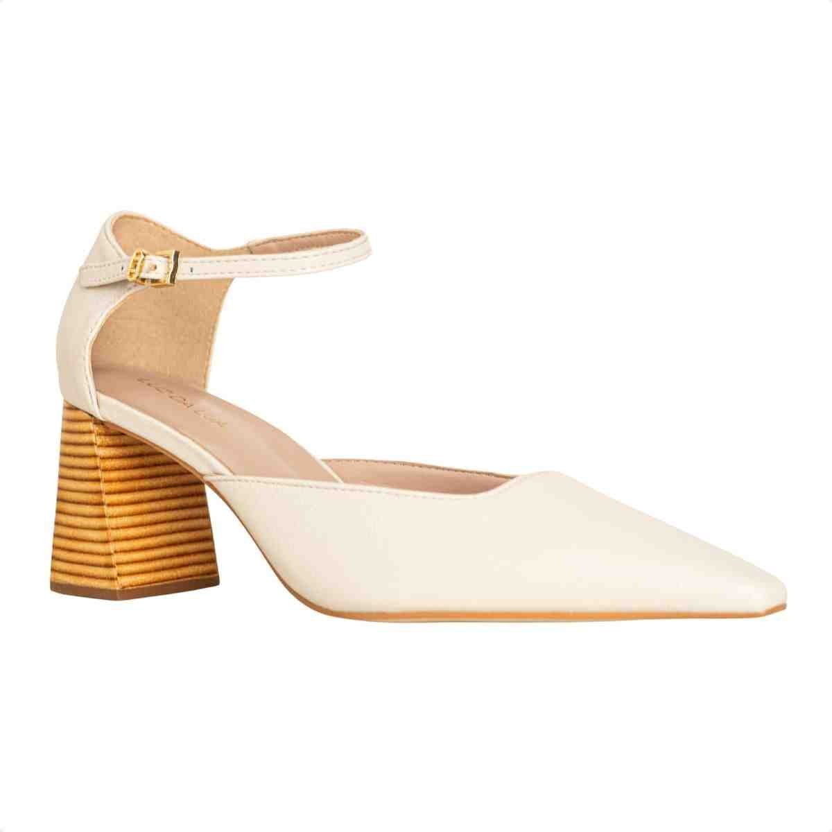 Sapato Chanel Feminino Luz Da Lua Panna Panna 2