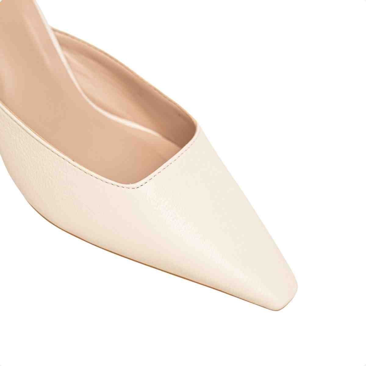 Sapato Chanel Feminino Luz Da Lua Panna Panna 3