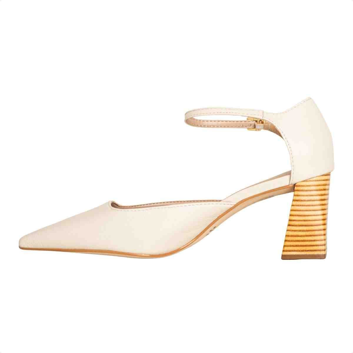 Sapato Chanel Feminino Luz Da Lua Panna Panna 5