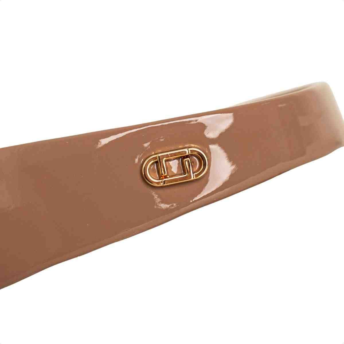 Tamanco Salto Médio Fino Feminino Luz Da Lua Mousse Mousse 3