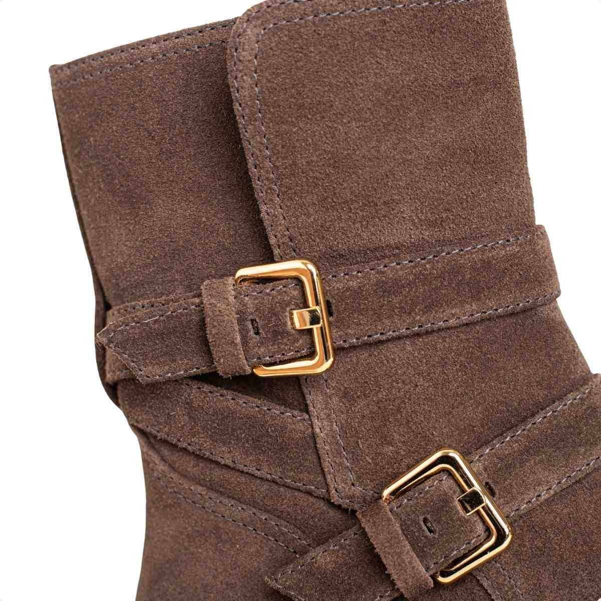 Bota Cano Baixo Feminino Luz Da Lua Cacau Cacau 3