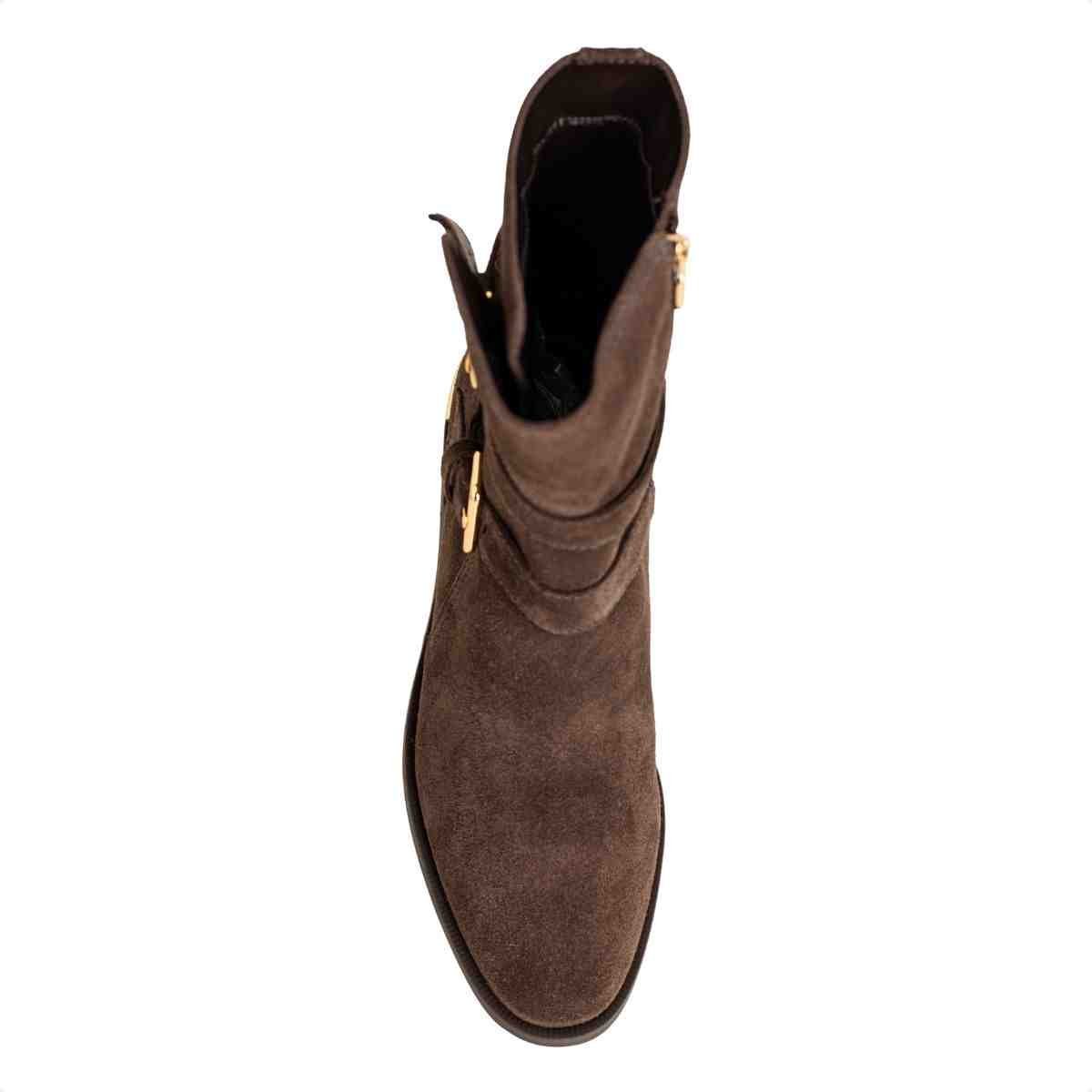 Bota Cano Baixo Feminino Luz Da Lua Cacau Cacau 6