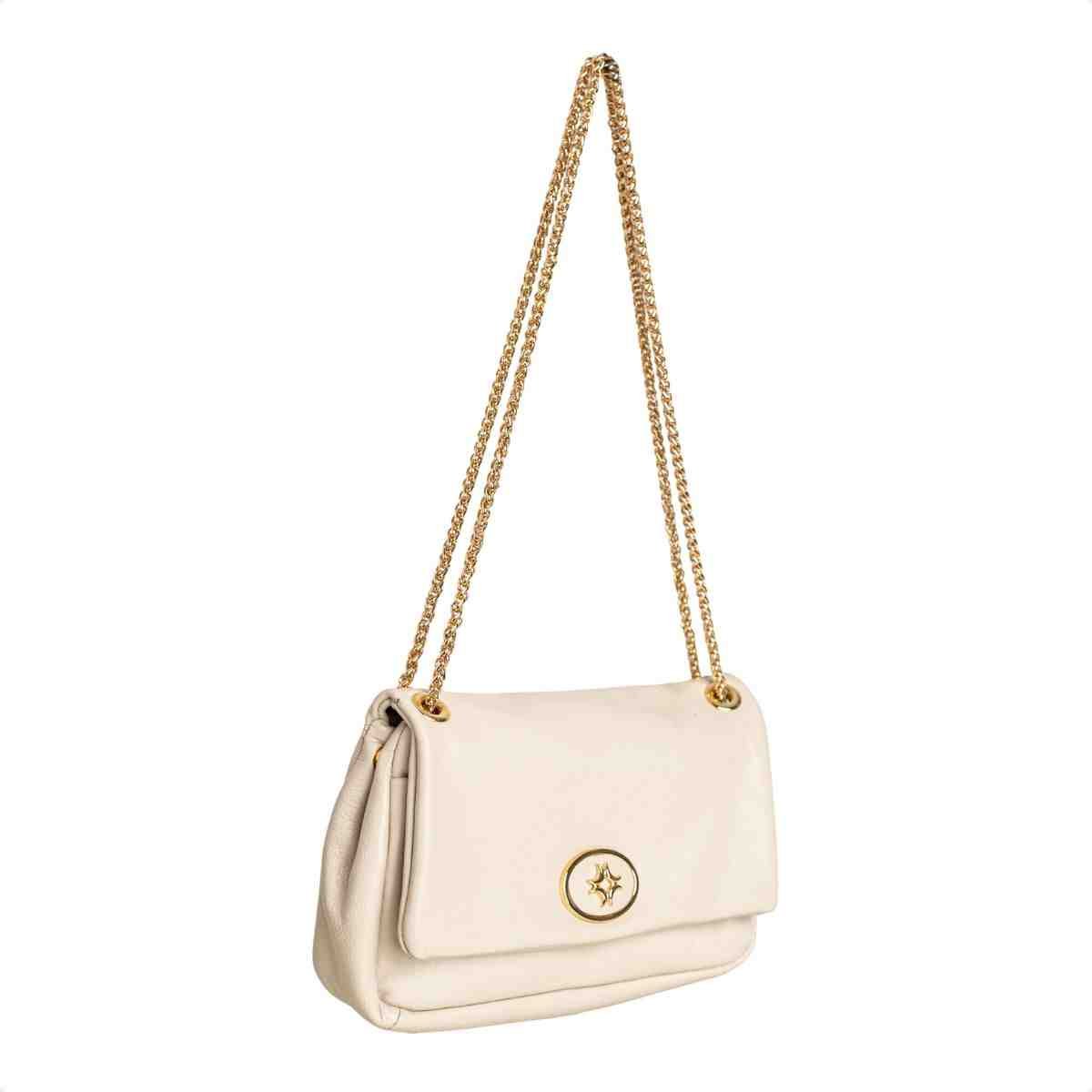 Bolsa Tiracolo Feminino Luz Da Lua Panna Branco 2
