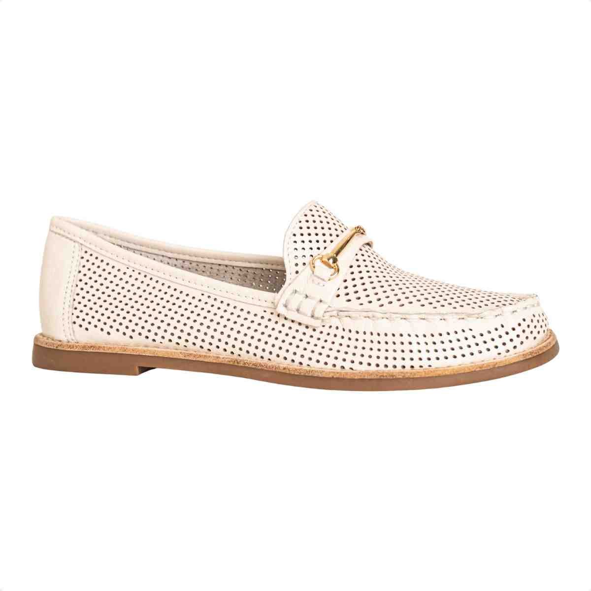 Sapato Mocassim Feminino Luz Da Lua Panna Panna 2