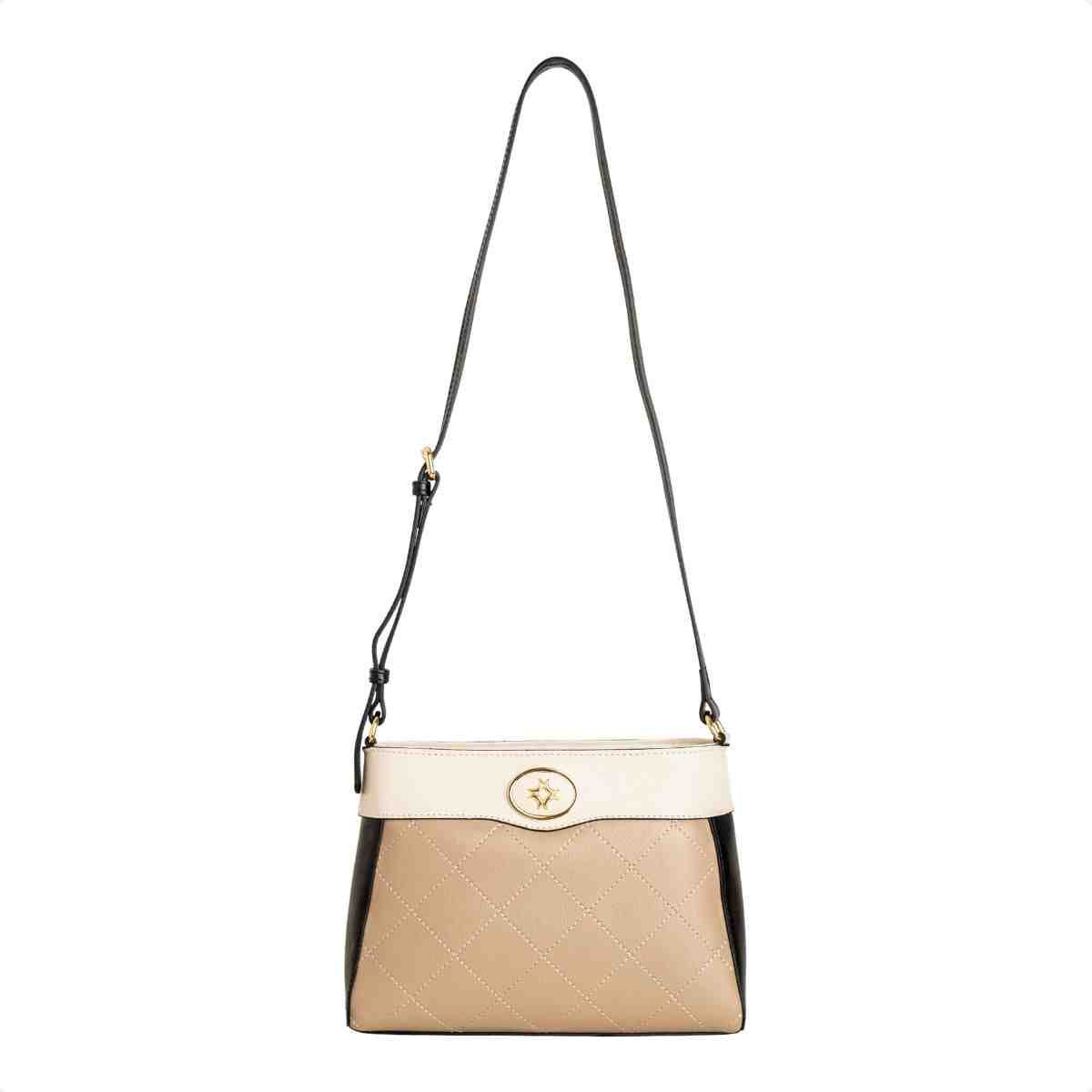 Bolsa Tiracolo Feminino Luz Da Lua Panna