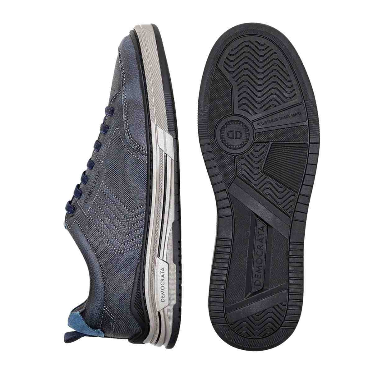 Sapatênis Masculino Democrata Dylan Azul Azul Marinho 3