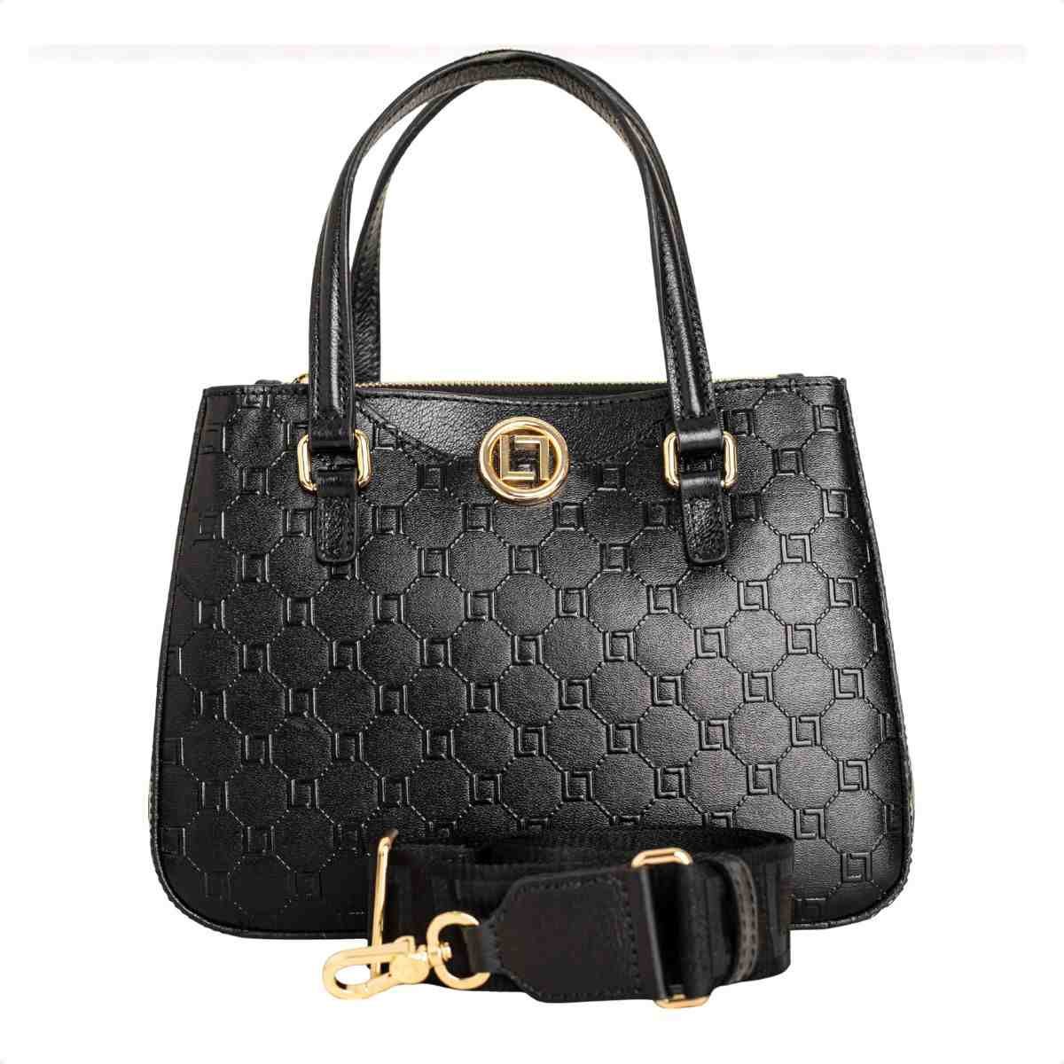 Bolsa Transversal Feminino Luz Da Lua Preto Preto 2