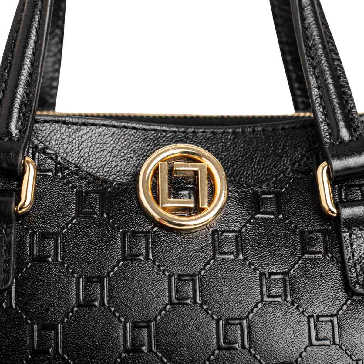 Bolsa Transversal Feminino Luz Da Lua Preto Preto 4