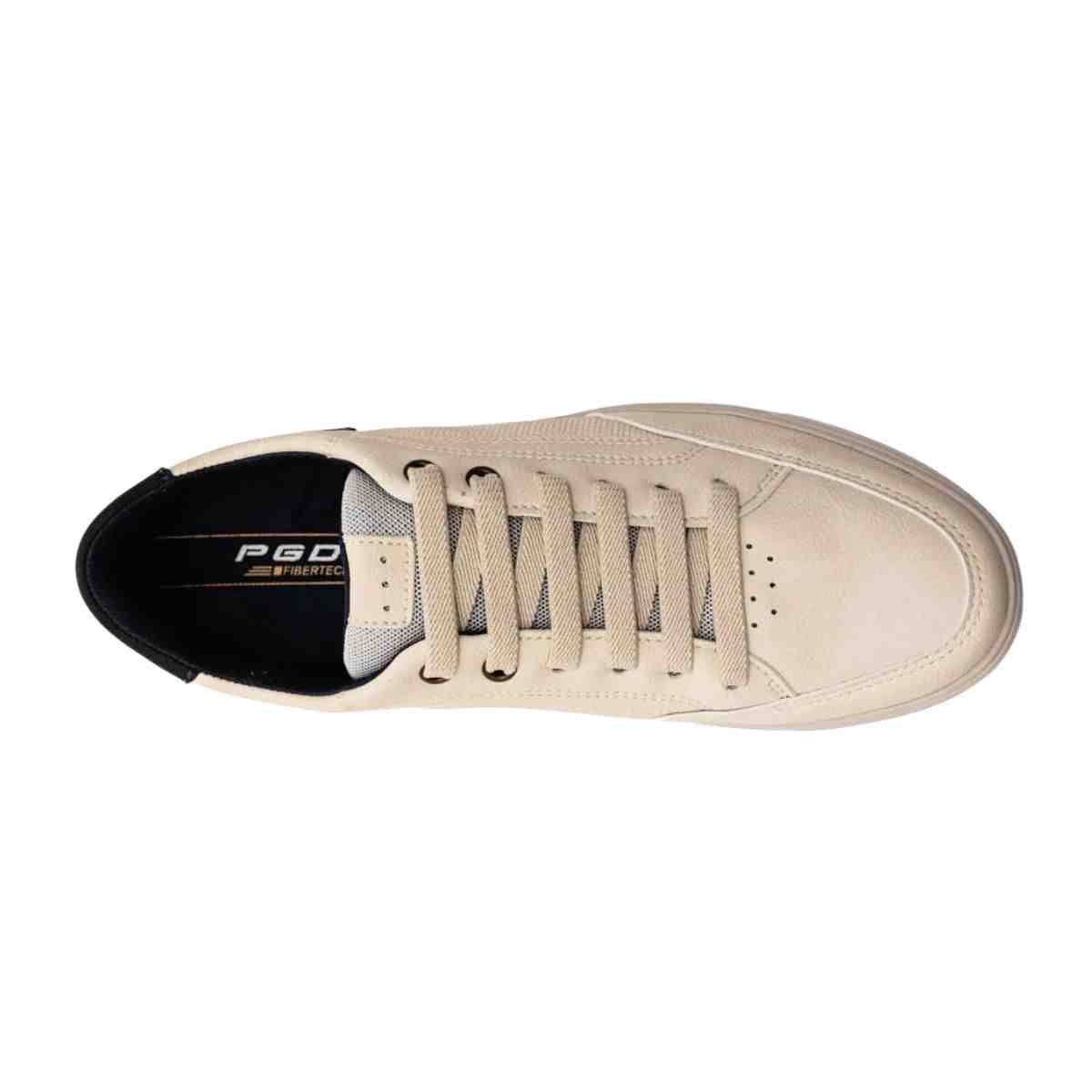 Sapatênis Masculino Pegada Mi9crofibra Branco Branco 4