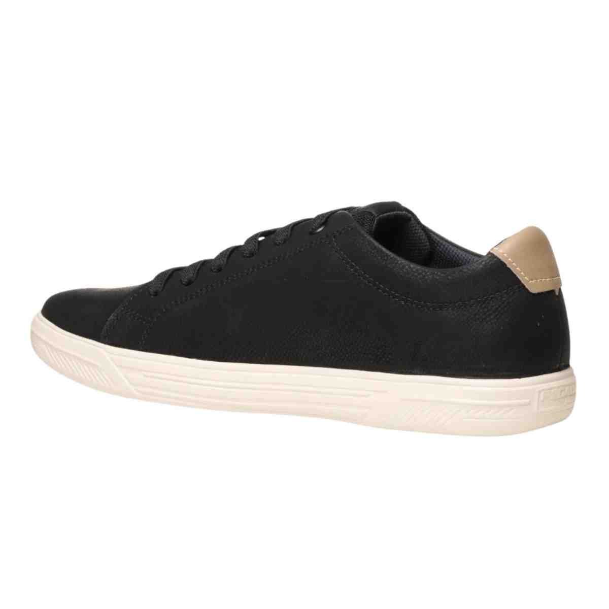 Sapatênis Masculino Pegada Clássico Preto Preto 4