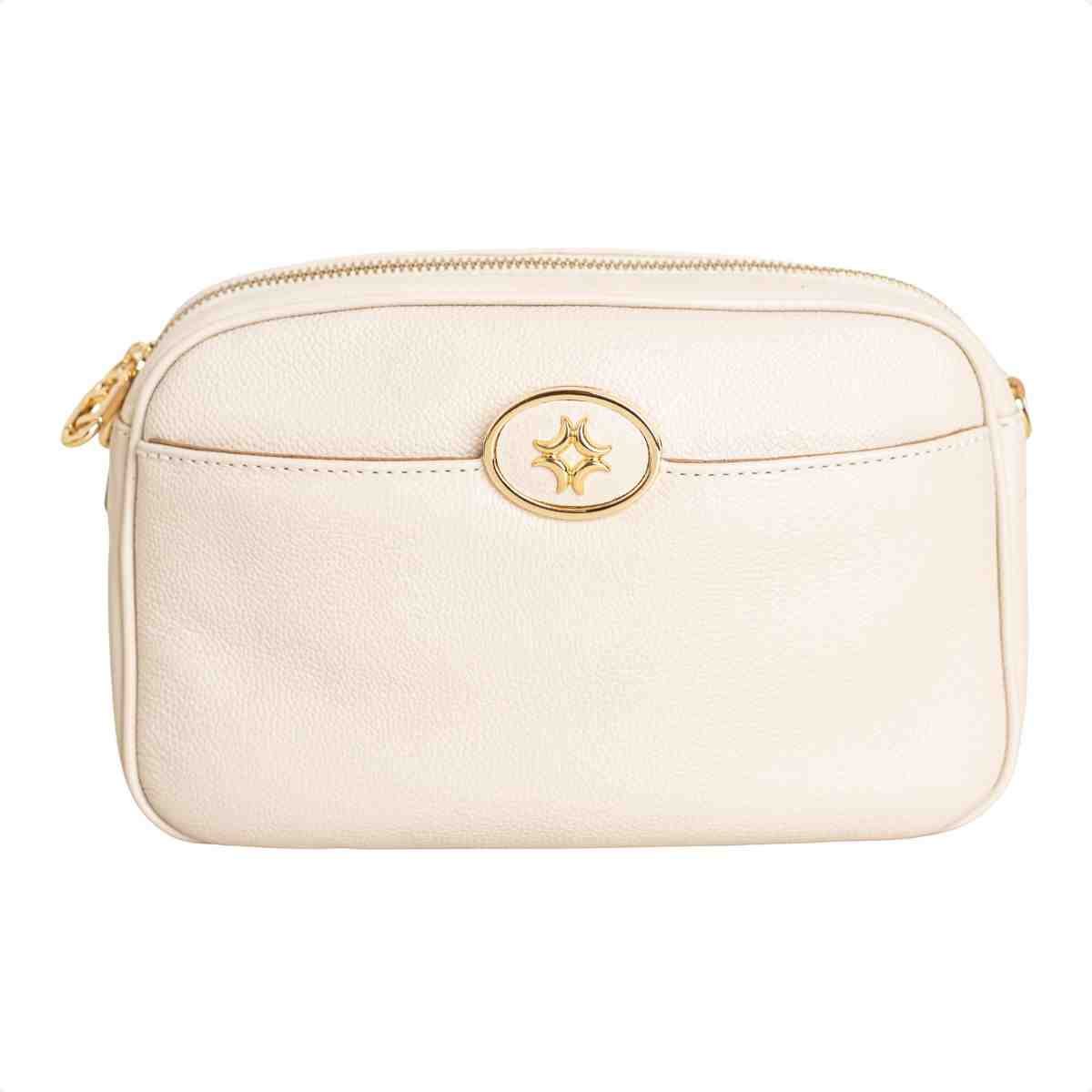 Bolsa Tiracolo Feminino Luz Da Lua Panna