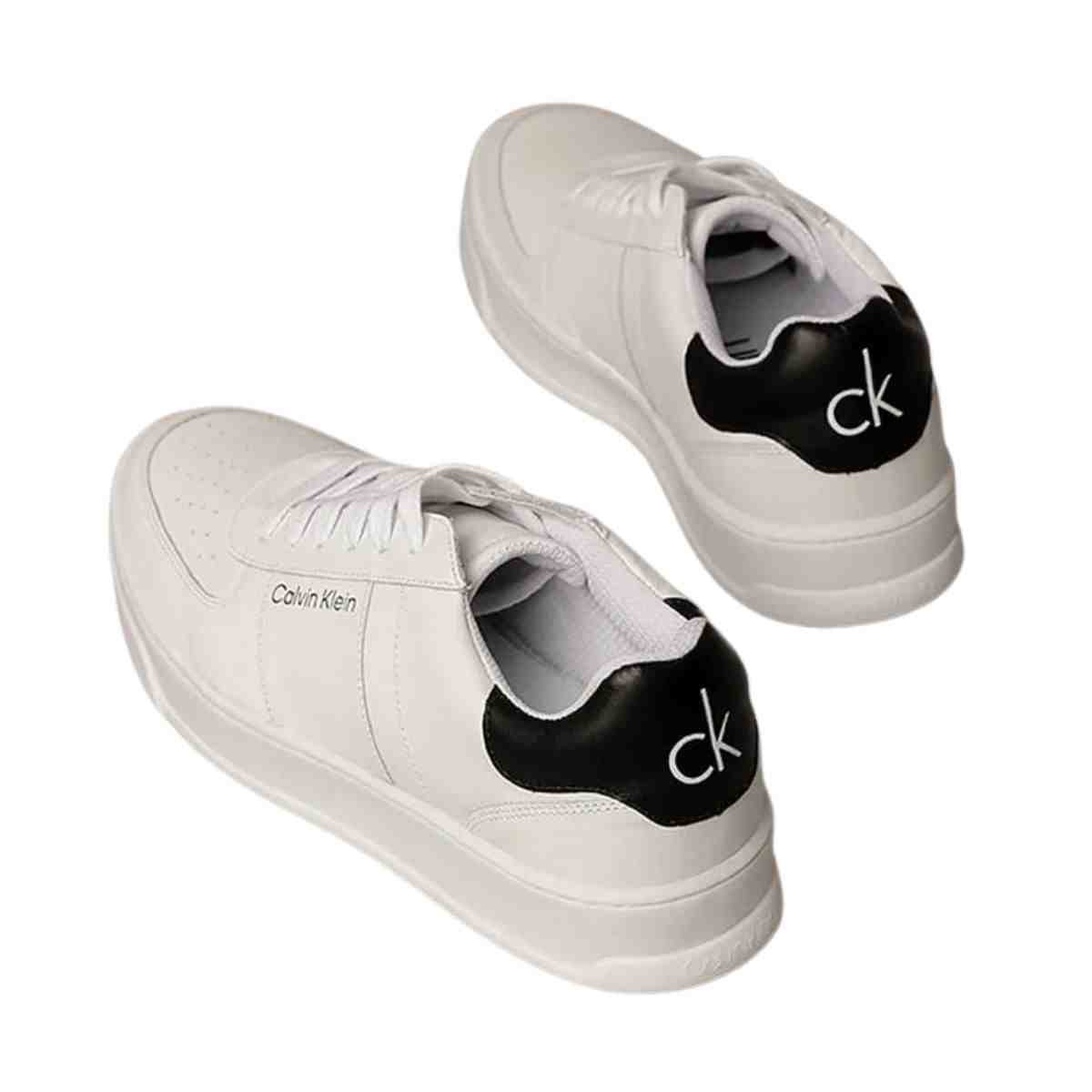 Sapatênis Masculino Calvin Klein Cks Layers Branco Branco 4